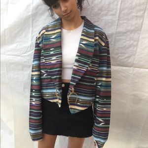 Vintage Cropped Western Jacket